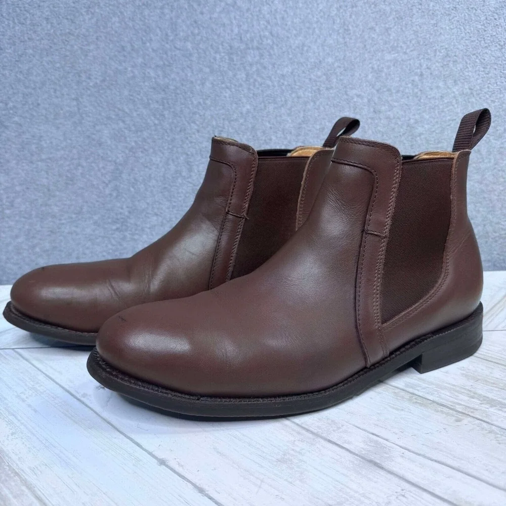 PROXON Mens‎ Sz 8.5 Safety Equipment Steel Toe Chelsea Boot Wallace Brown